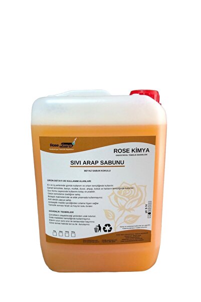 Rose Kimya Sıvı Arap Sabunu Beyaz Sabun Kokulu 4 Kg
