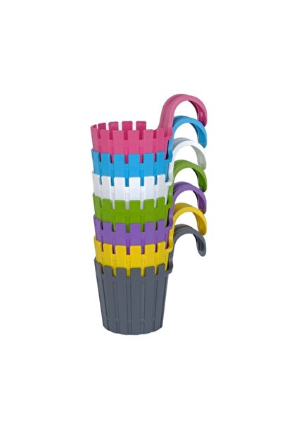 Genel Markalar Akasya Askılı Duvar Balkon Saksı Seti , Askılı Balkon Saksısı ...