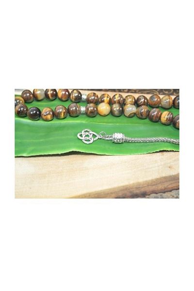 RD EKOAVM 10 Mm Globe Cut Single Tassel Rosary with Kazaz Tip - Rosary Rdt2213