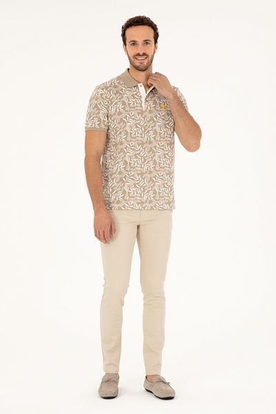 U.S. Polo Assn. Ανδρικό τζιν παντελόνι U.S. POLO Slim Fit Sports - G081SZ080.000.1818870 Coloris 049 Stone