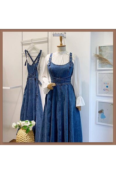 Faya Boutique Snow Wash Special Design Jeans Gilet (Στενή Εφαρμογή)