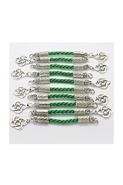 RD EKOAVM 10 Pieces Rosary Tassel - Kazaz Whips Tassel - 8 Cm - Green