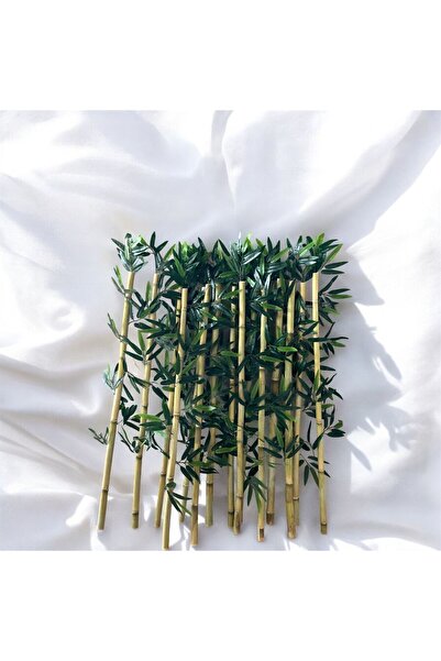 OzcanStore ÖZCAN FLOWERS 60 CM 20’Lİ ISLAK DOKULU YAPAY BAMBU