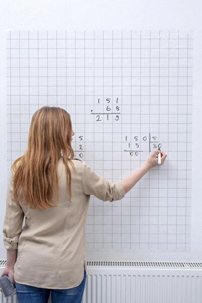 Farklı Bi Kağıt 100x120 cm Kareli Statik Akıllı Kağıt Tahta