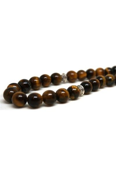 RD EKOAVM Bi'bracelet Tiger Eye Stone Rosary
