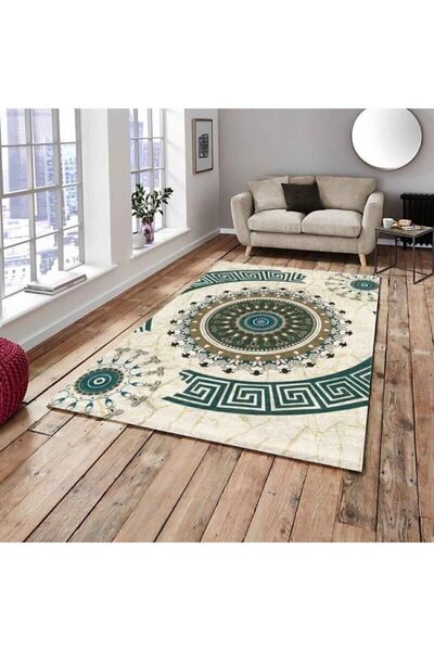 RD EKOAVM Velvet 4 M2 and 6 M2 Options Elastic Carpet Cover Ort301-şehzade