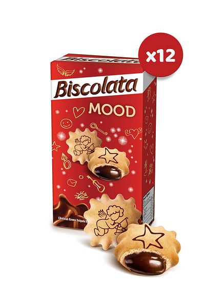 Biscolata Mood 40 Gr X 12 Chocolate