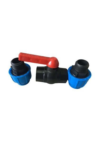 JETPLAST 40" Coupling Valve Ball Valve 40pcs