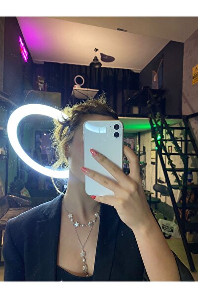 Crosswonder Blacksilver Yıldızlı Inci Y2k Kolye