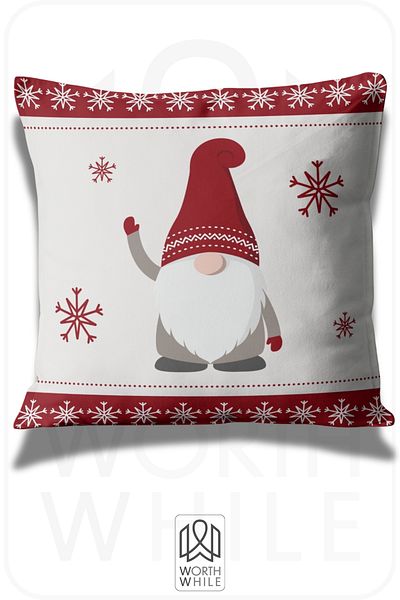 WorthWhile Christmas Santa Claus Throw Pillow Covers