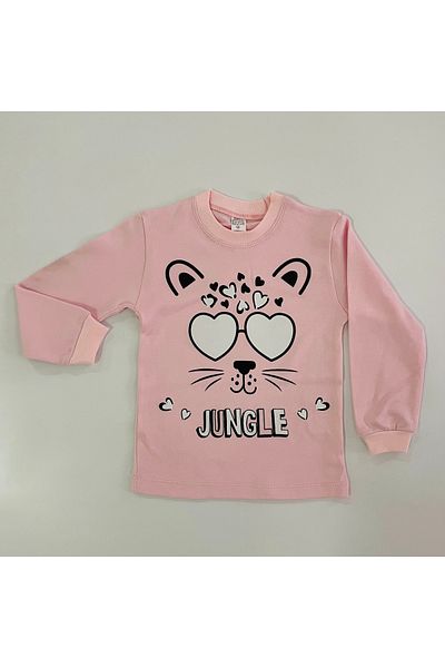lillia kids 100% Cotton Organic Long Sleeve Casual Pajama Set for Girls
