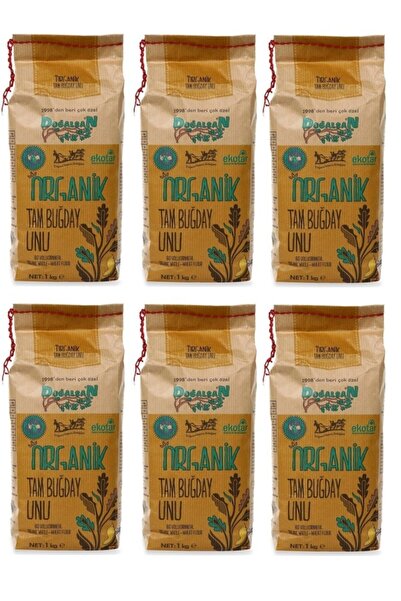 Doğalsan Organik Tam Buğday Unu 1kg X 6 Adet Avantajlı Set Nhrrrr