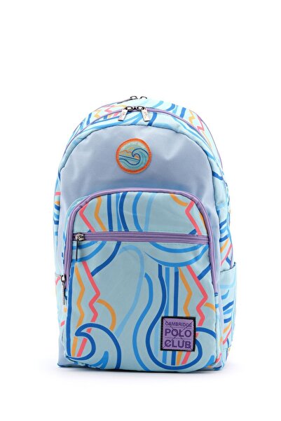 Cambridge Polo Club Wave Çok Gözlü Unisex Çocuk İlkokul Çantası