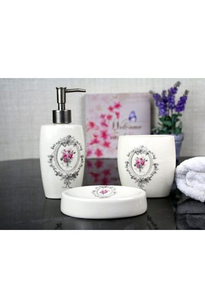 Limbo Home Rose 3 Piece Bathroom Set