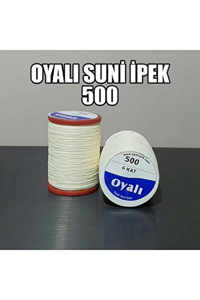 OYALI SUNİ İPEK NO: 500  4 KAT OYA VE   NAKIŞ İPİ