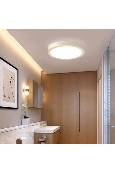 ga gözde aydınlatma 18 W Surface Mounted Wc Cloth Balcony Office Luminaire Daylight Metal Case