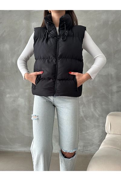 İLKCET MODA سترة منتفخة نسائية كبيرة الحجم - مبطنة
