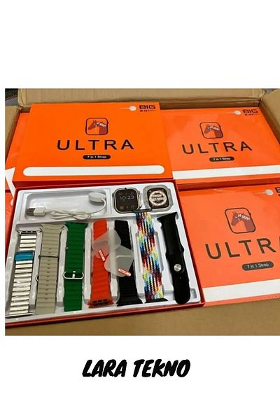 LaraThec ULTRA 7 IN STRAP - Colorful Band Smart Watch 4G