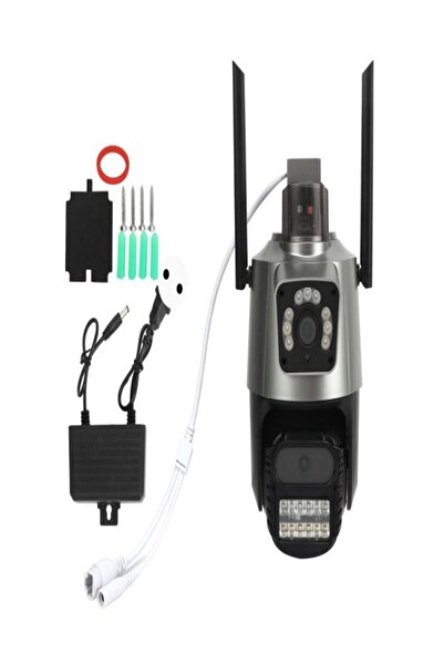 ULTRATEKNO CMR7 8MP PTZ Dış Mekan Full Hd Wifi Kamera Su Geçirmez Hareket Sensörlü Gece Görüşlü IP Kamera