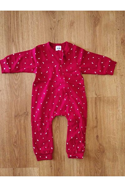 Newteam طفلة - رقبة دائرية، كم طويل، 100% قطن، بدون حذاء، بذلة بسحاب