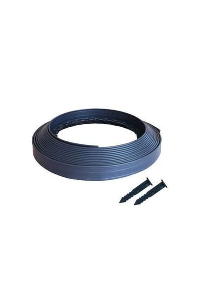 EKOPLAST Limitator de separare a gazonului negru 25 de metri (fixare 50 de bucăți cadou)