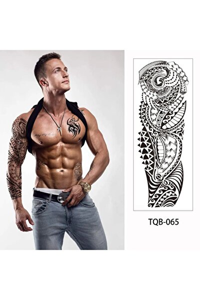 Tattoo Gerçekci Geçici Maori Desenkol Kaplama Tattoo Dövme Modelleri