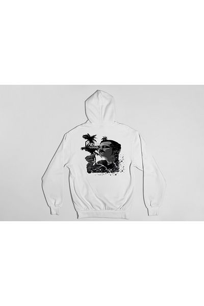 swOzz Φούτερ Pablo Escobar 3 νημάτων Unisex Oversize - Μπροστινό και πίσω εμπριμέ, χοντρό χειμερινό σχέδιο
