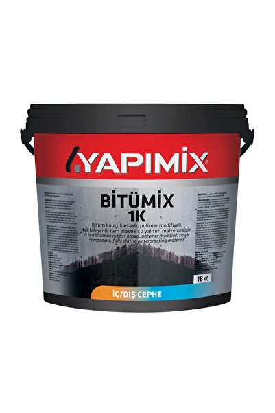 YAPIMİX Bitümix 1k - Bitüm Kauçuk Esaslı Temel Perde Şap Altı Su Yalıtım Malz...