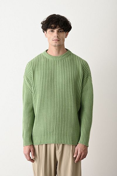 İLKCET MODA Πουλόβερ Unisex Oversize Χοντρό Κοτλέ