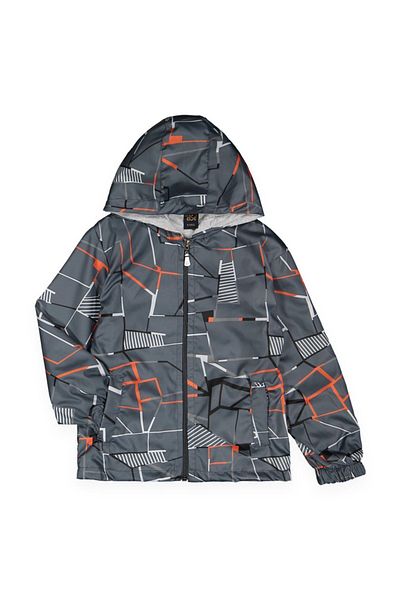 Else Bebe Geometric Patterned Raincoat