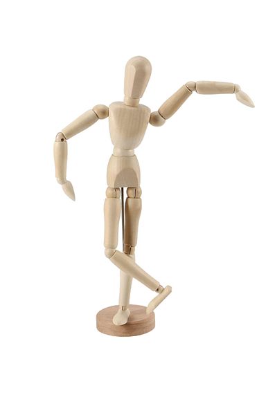 OLİ Art 20cm Human Wooden Mannequin - 1 Sketch Manikin