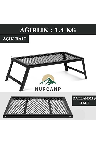 Nurcamp Ateş Üstü Izgara Maxi Boy - Taşıma Çantalı