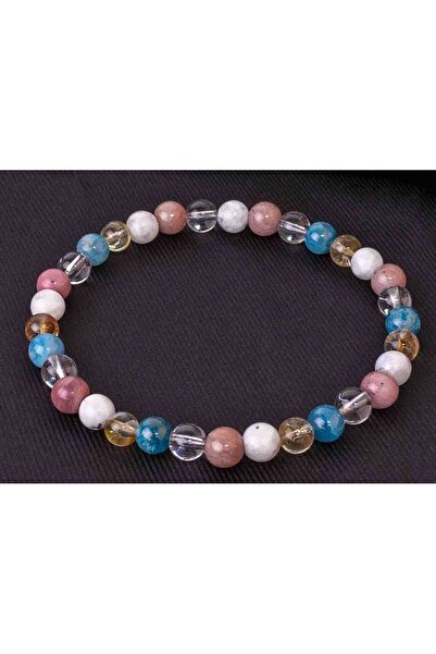 DOĞAL TAŞ CENNETİ Zayıflama Bileklik (Apatit, Ay Taşı, Sitrin, Kristal Kuvars...