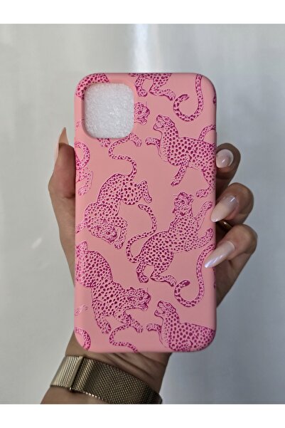 Magic Ring حافظة إطلاق بنمط الفهد متوافقة مع هاتف آيفون 11