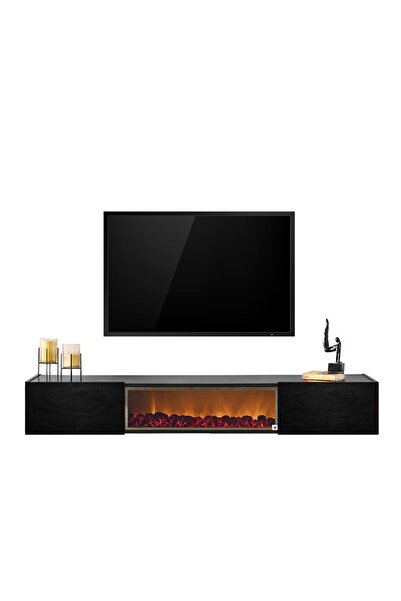 Dodo İç Mimarlık & Mobilya Roma Şömineli Duvar Tv Ünitesi 160 Cm