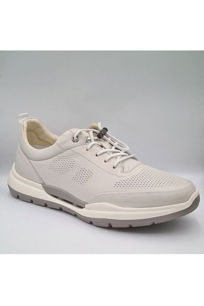 Libero 5225 Off White - Ανδρικά αθλητικά παπούτσια από γνήσιο δέρμα Eva Sole