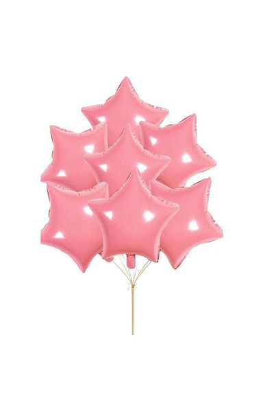 turkuaz parti Pink Star Foil Ballon 18" 45 cm