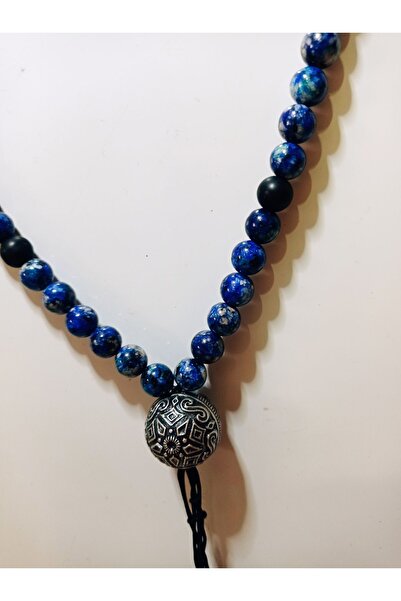 PİRAMİGO Lapis Lazuli 108 'li Mala 3.Çakra Doğal Taş Hava Elemementi