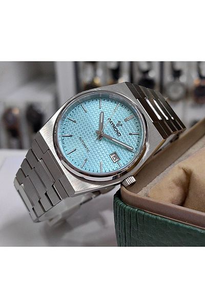 Raymond Japanese Automatic Turquoise Men's Wristwatch