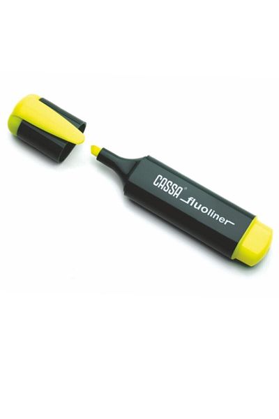 Cassa 8720 Yellow Highlighter 10 Pieces Box