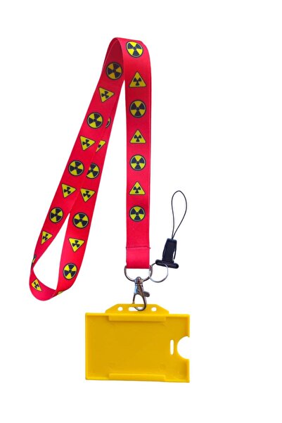DODO BONE Radiation Red Card Strap Lanyard, Collar Strap Lanyard, Phone Strap...