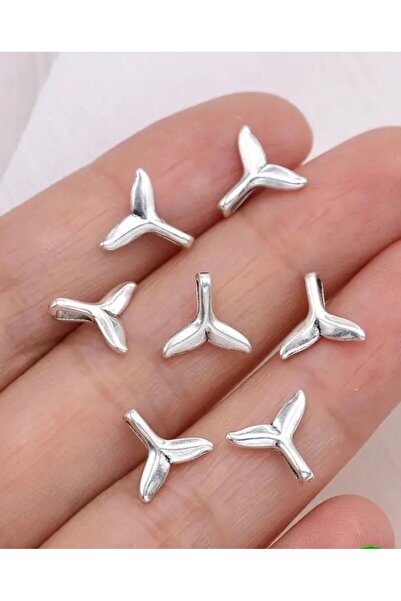 takitokaciniz Gümüş Kaplama Balık Kuyruğu Kolye Küpe Aparatı