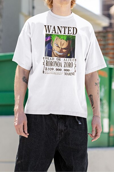 SEVBANO تي شيرت رورونوا زورو مطبوع للجنسين مقاس كبير