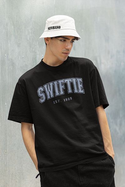 SEVBANO Tricou supradimensionat unisex scris Taylor Swift Est.1989
