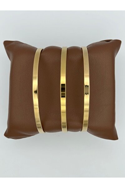 Arnes Jewelry Çelik Kalın Ajda Bilezik - 3 Adet