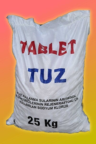 Salti Tablet Tuz Su Arıtma Havuz Rafine Kaya Tuzu