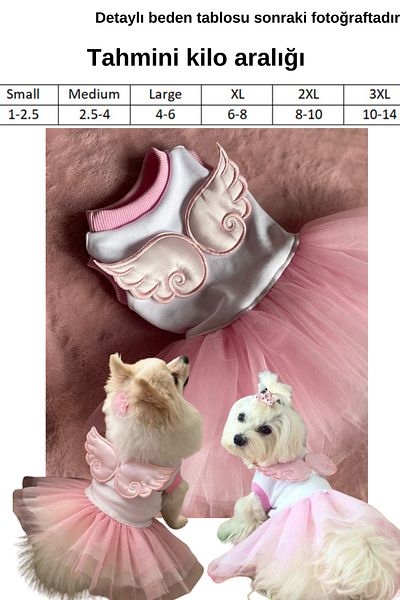 Barneystore Cat Dog Angel Tutu Dress