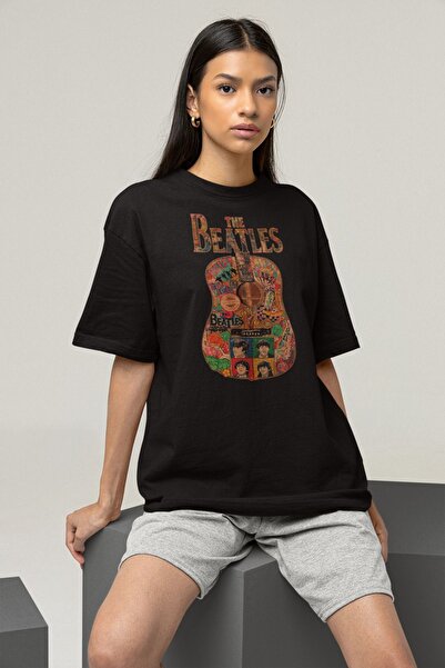 SEVBANO Muzička grupa The Beatles - Unisex majica prekomernog kroja sa temom ...