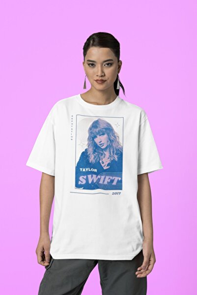 SEVBANO Reputaciona majica sa štampanjem pevačice Taylor Swift, oversize model