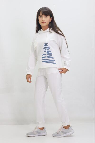 GZT TEKSTİL Komplet trenerke za devojčice - udoban i moderan, jednobojan Sa k...